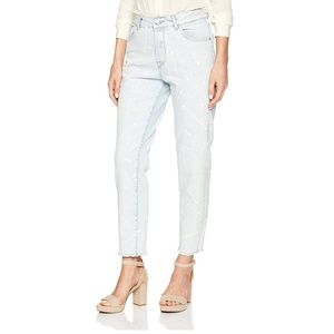 DL1961 Goldie High Rise Tapered Jean Whiplash